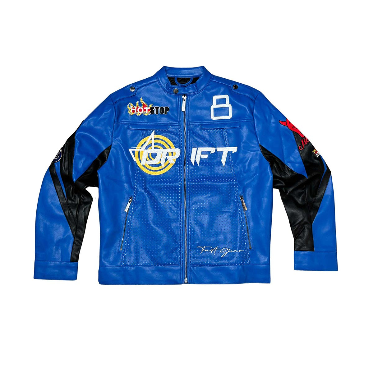 Racer vegan leather jacket