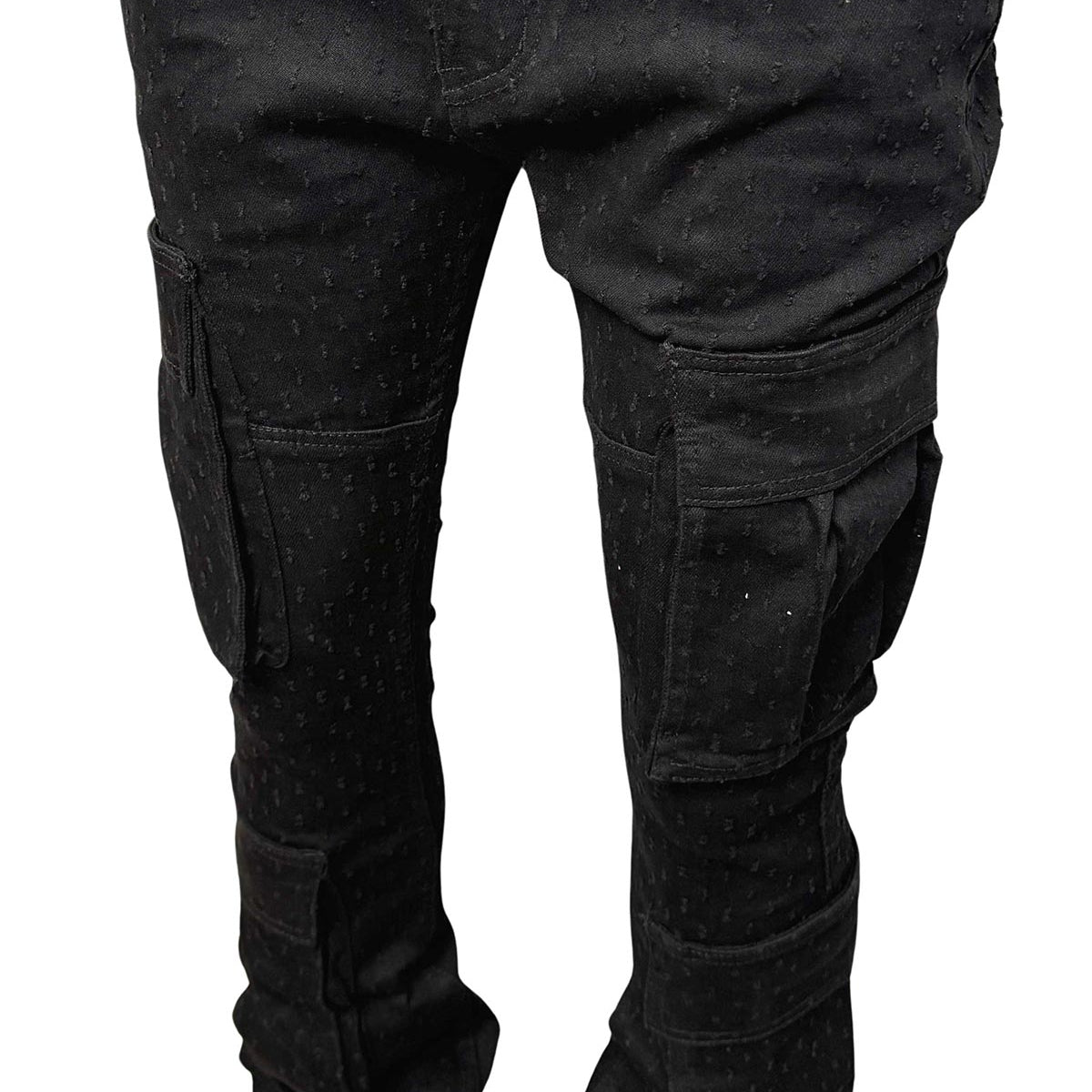 Dual cargo flared pants by Vicious, view 11