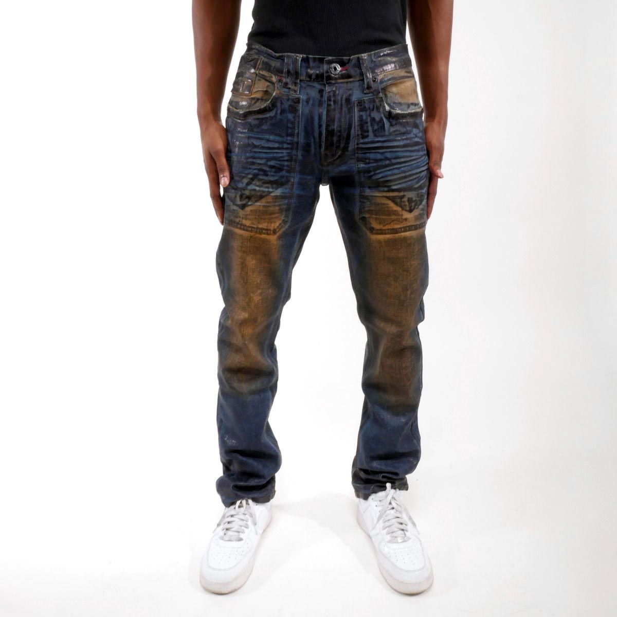 Vicious distressed denim pant by Vicious, view 3