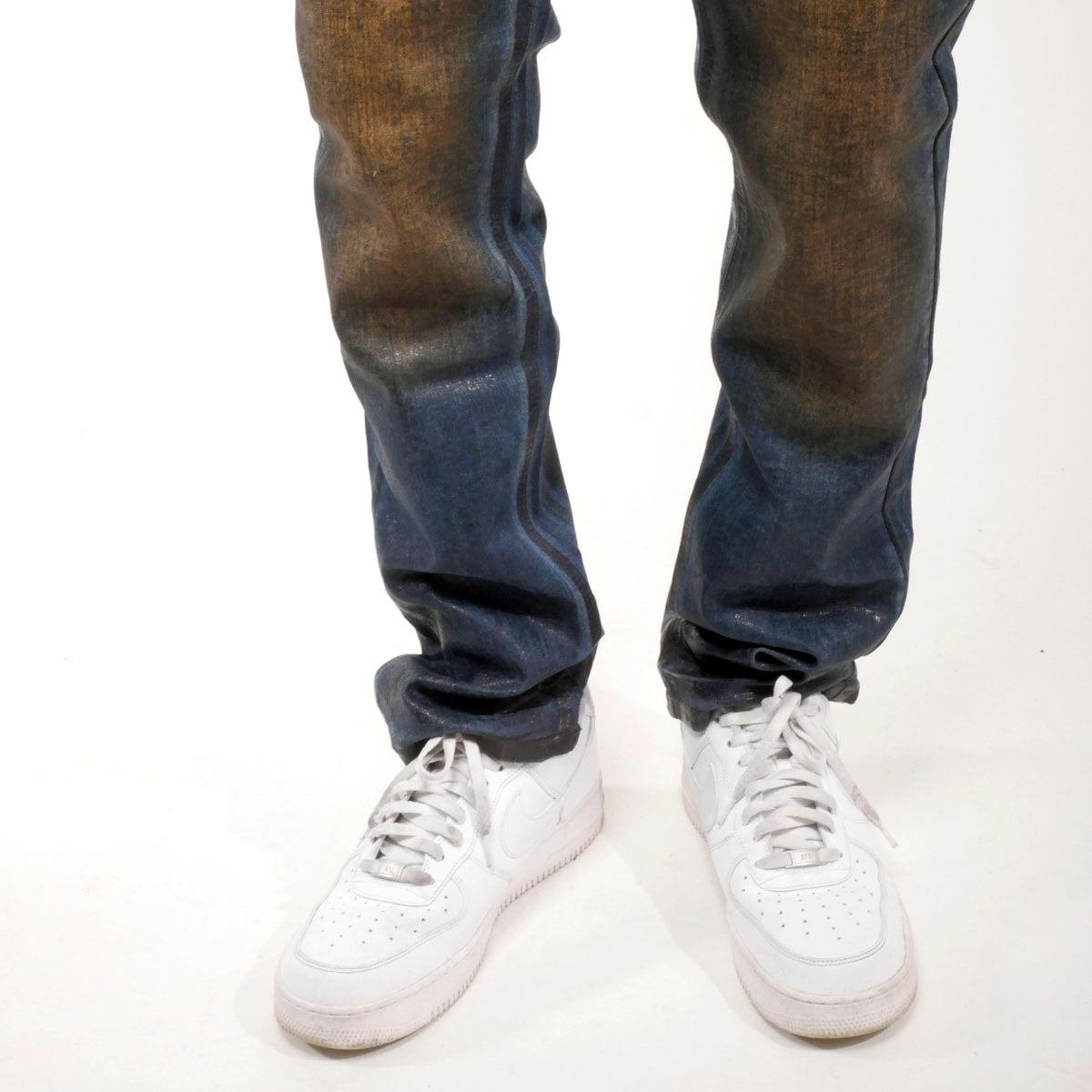 Vicious distressed denim pant