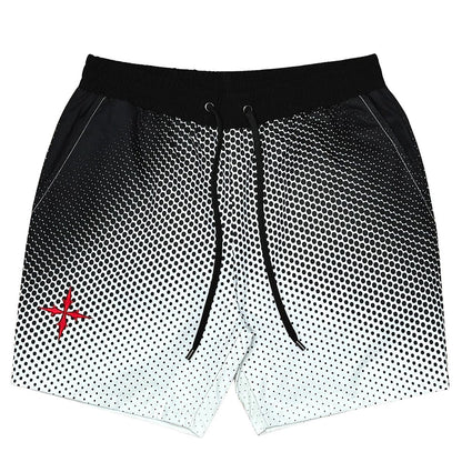 Retro beauty reversible short
