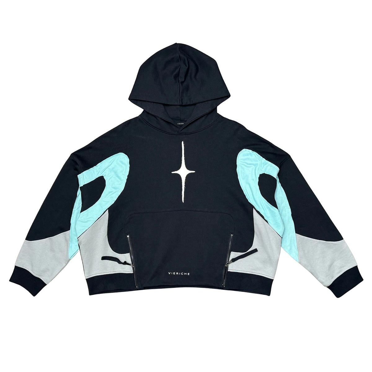 Neopanel cropped hoodie