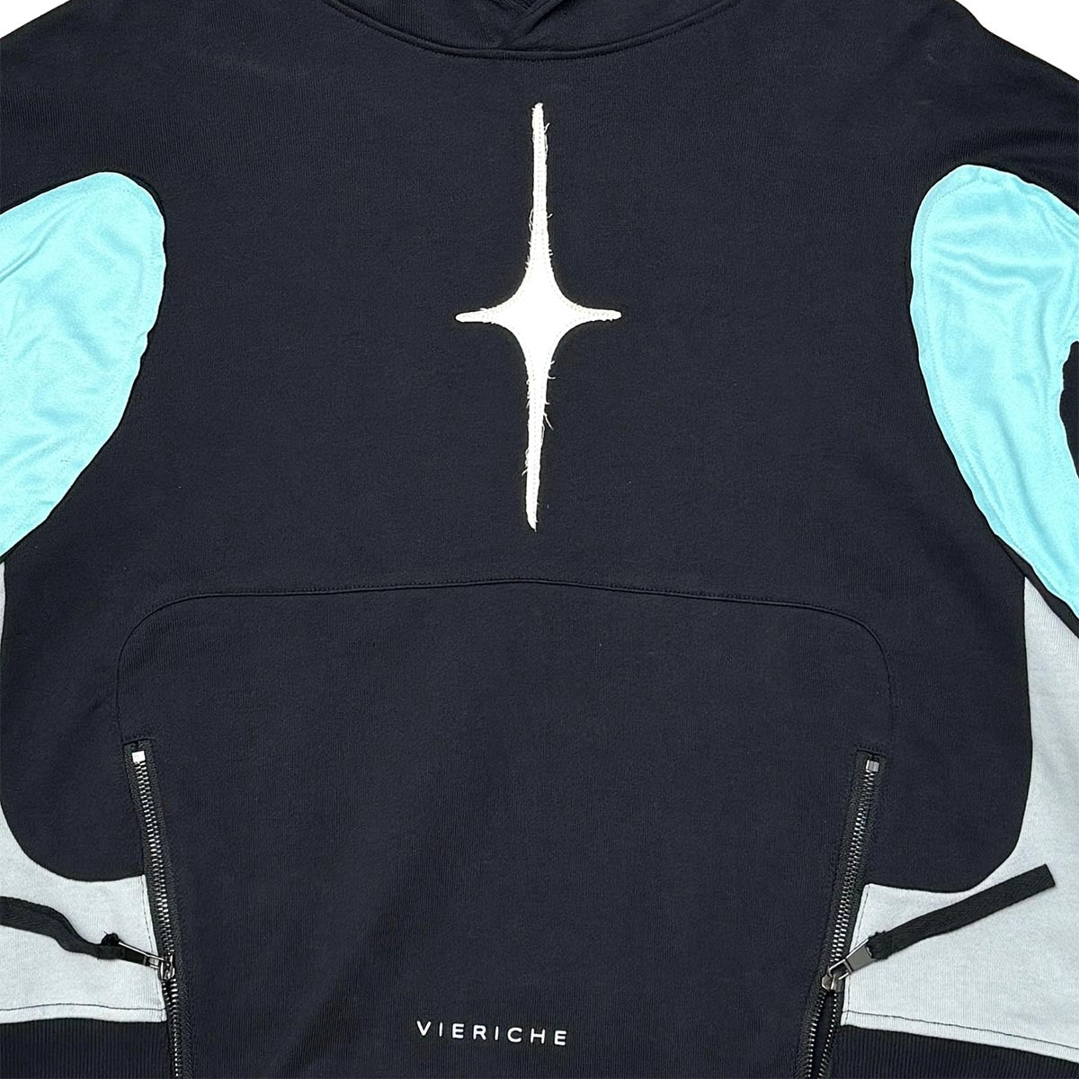 Neopanel cropped hoodie