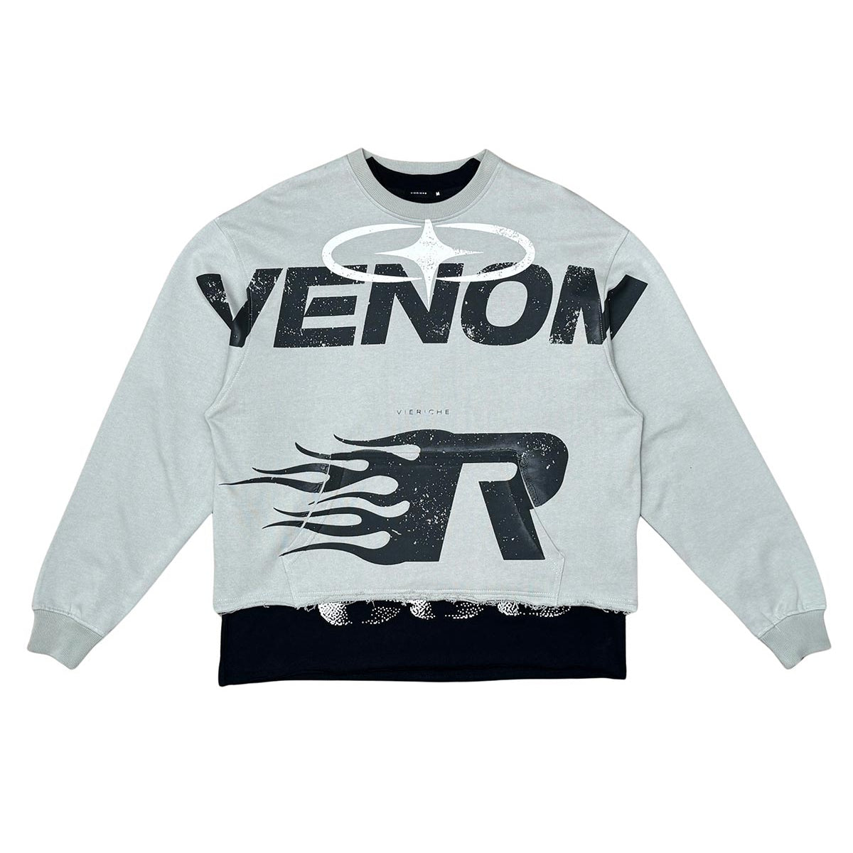 Venom cropped crew/tee 2pc combo