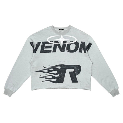 Venom cropped crew/tee 2pc combo