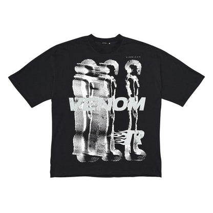 Venom cropped crew/tee 2pc combo