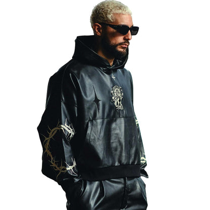 Thorned crown hoodie