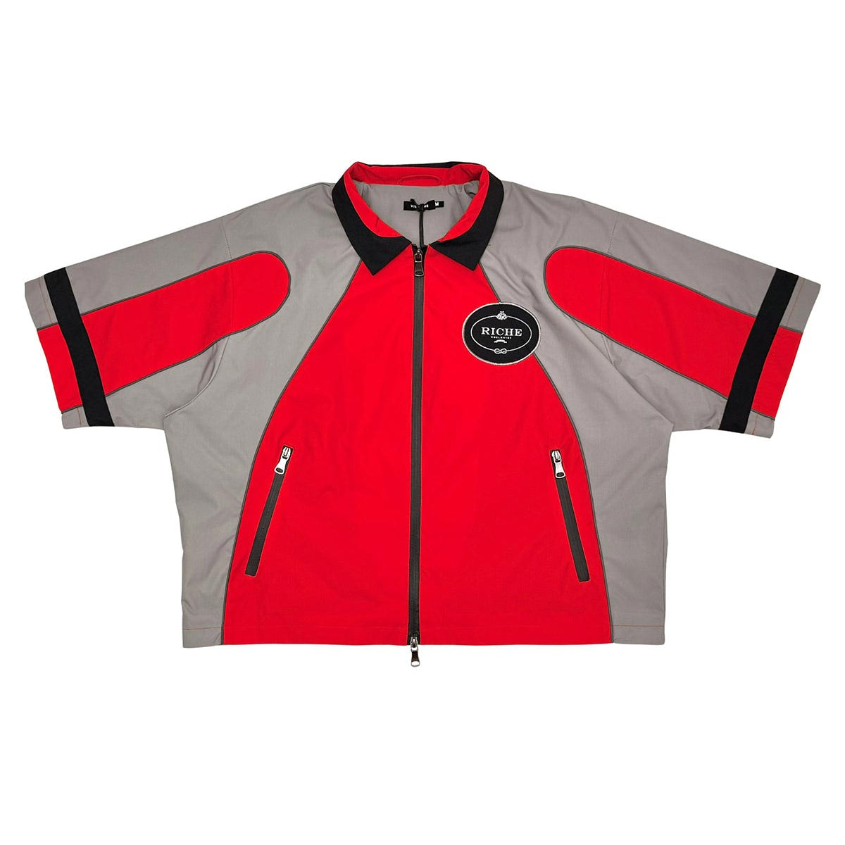 Nylon biker jacket set by VIERICHEPARIS, view 34
