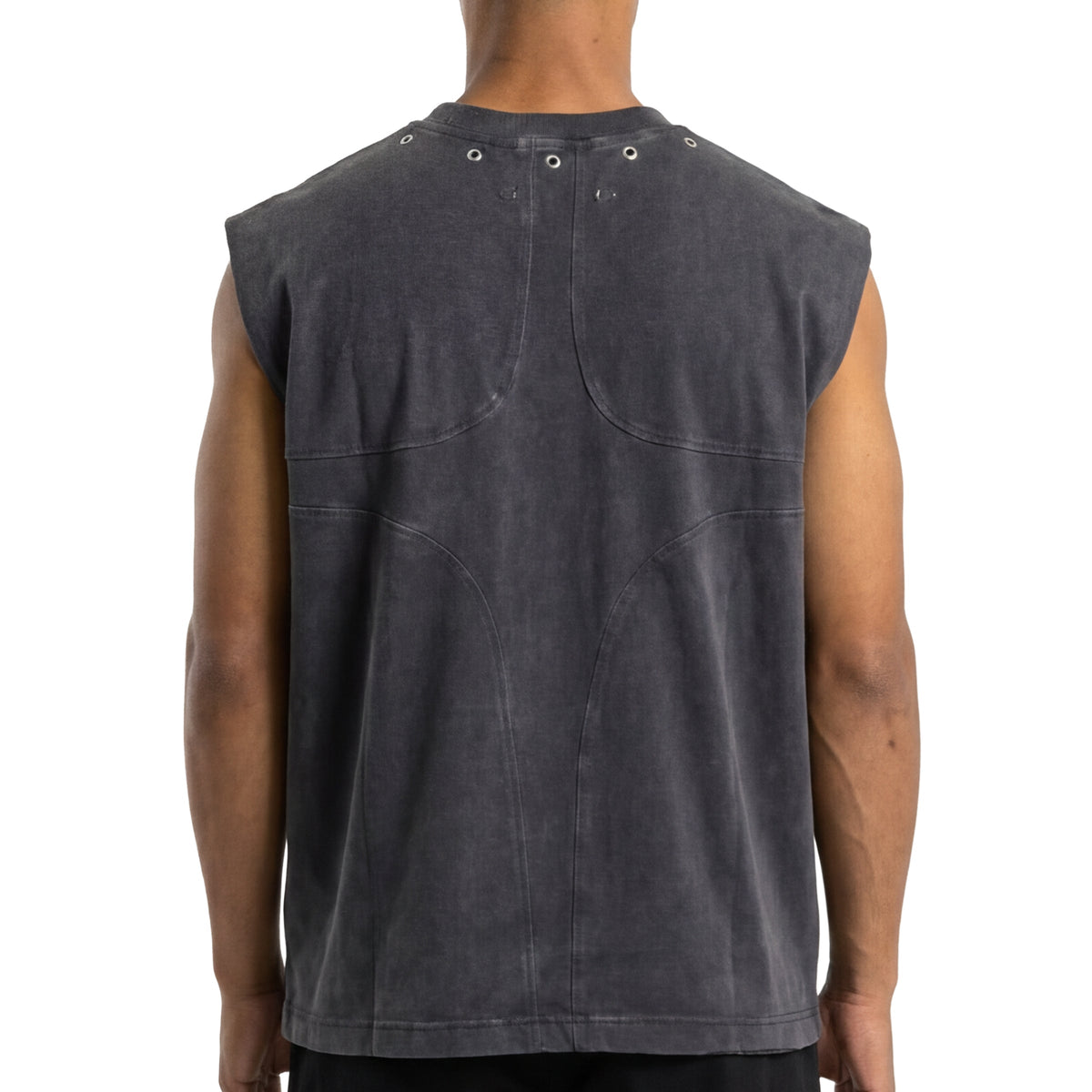 Printed wings sleeveless tee by Unknown, view 3