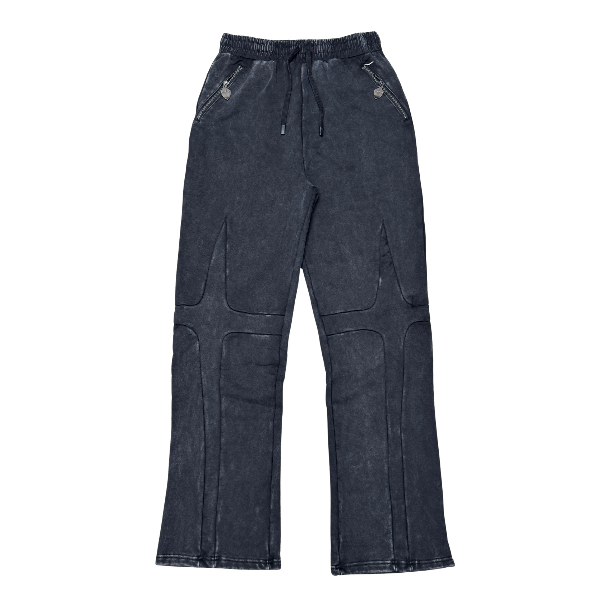 Unknown Sculpted Panel Acid-Wash Joggers by Unknown, view 2