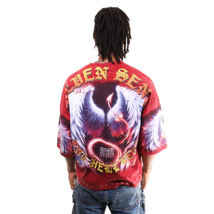 Angel wings 3/4 sleeve tee