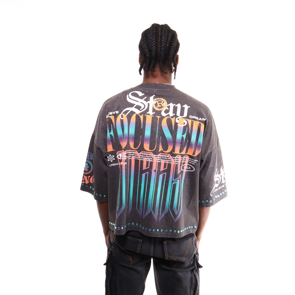 Stray eagle 3/4 sleeve tee