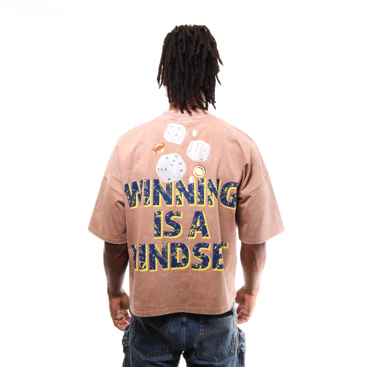 Winning is a mindset wide & crop fit tee