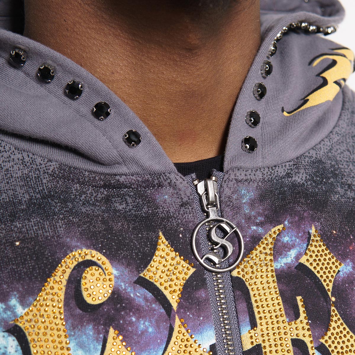 Ambitions stray full-zip hoodie