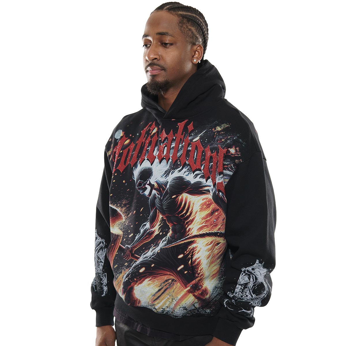 Motivations stray pullover hoodie