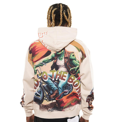 Bad to the bone stray pullover hoodie