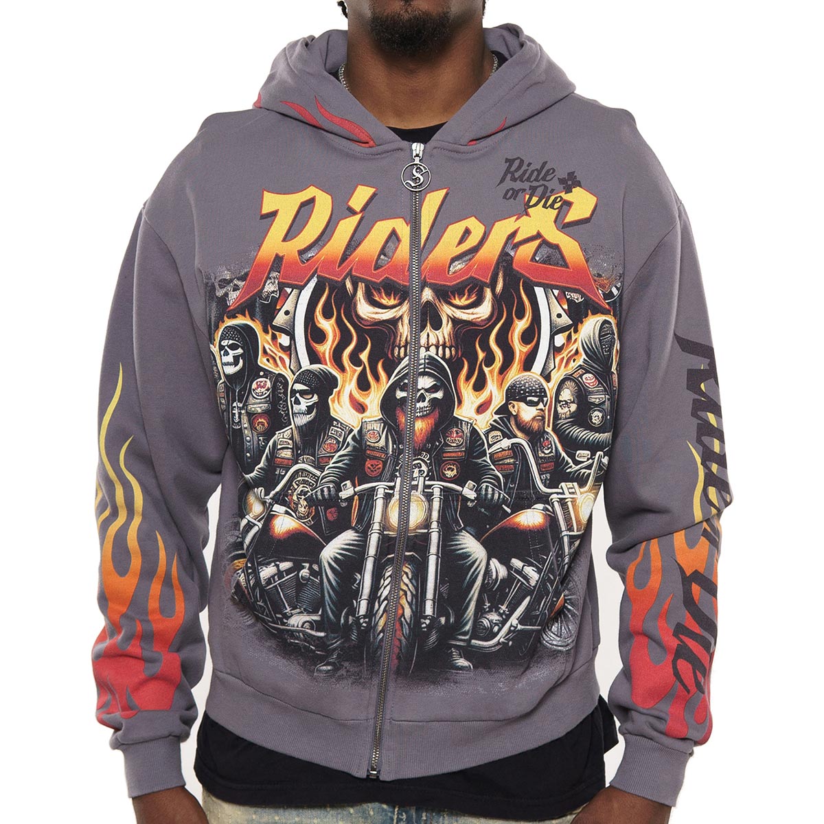 Riders stray full-zip hoodie by Stray, view 1