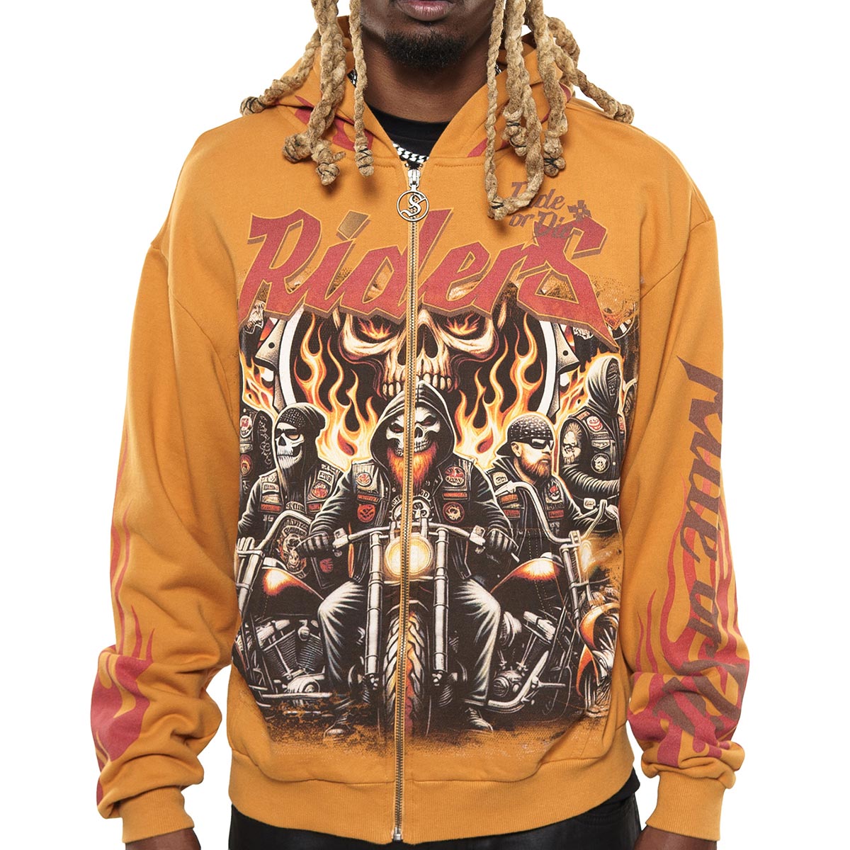 Riders stray full-zip hoodie by Stray, view 10