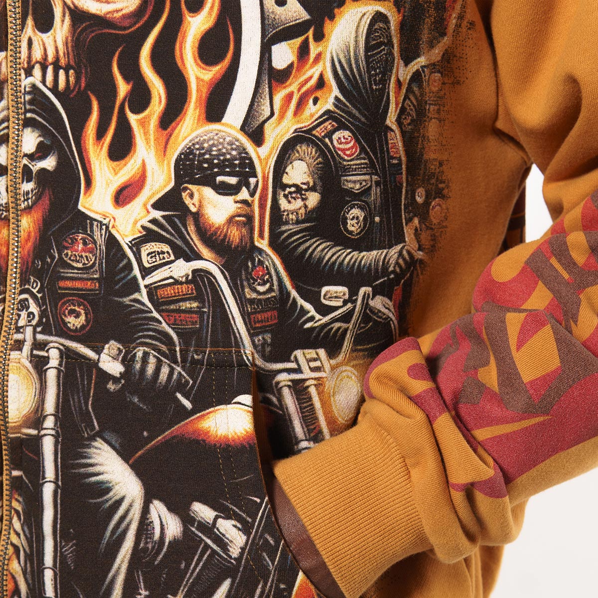 Riders stray full-zip hoodie by Stray, view 14