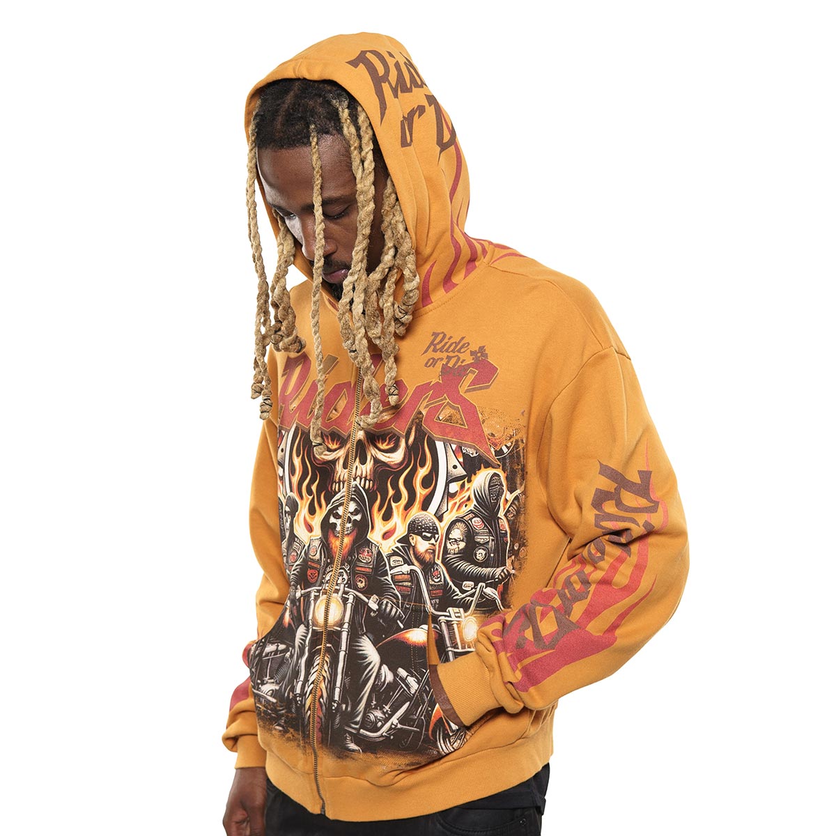 Riders stray full-zip hoodie by Stray, view 12