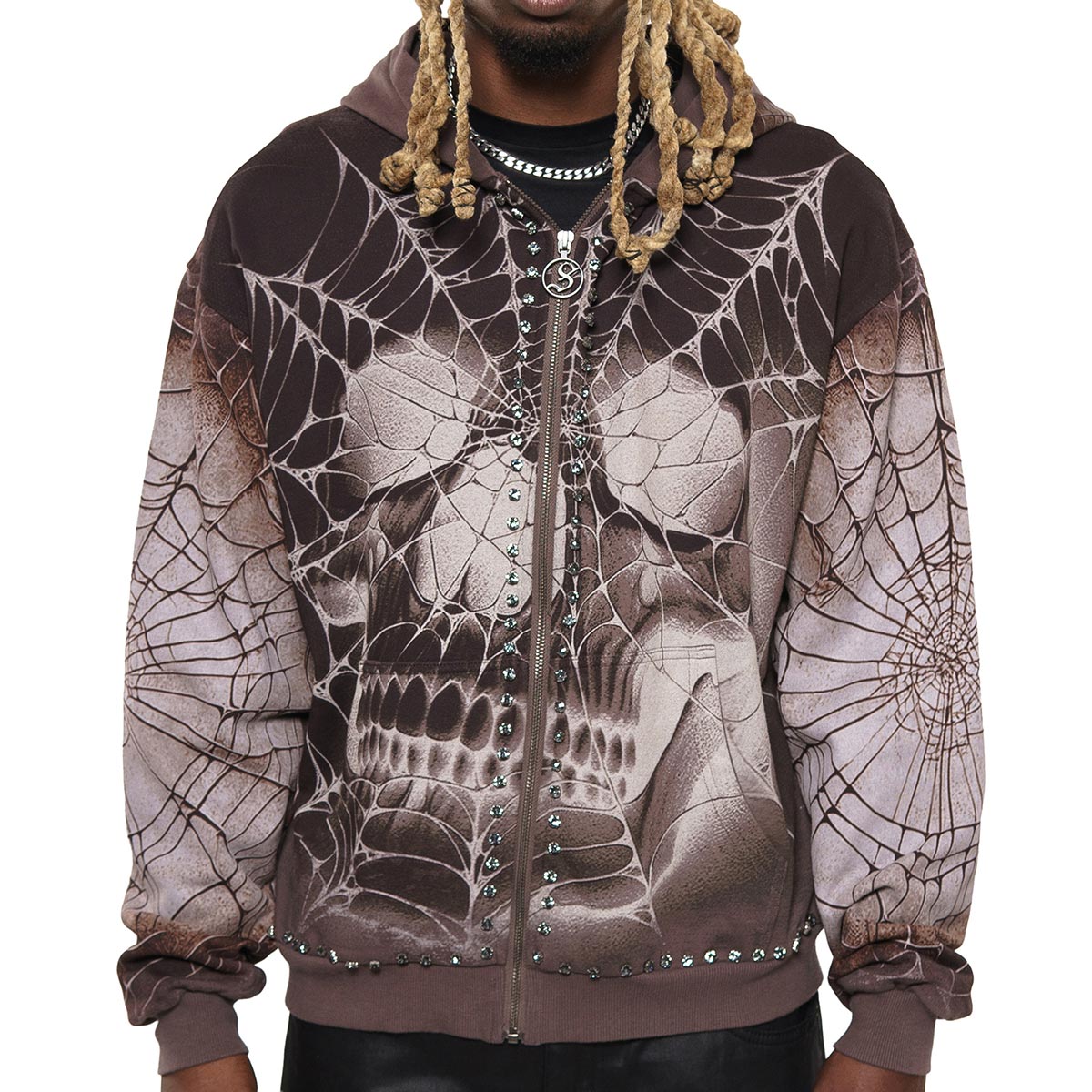 Spider stray full-zip hoodie
