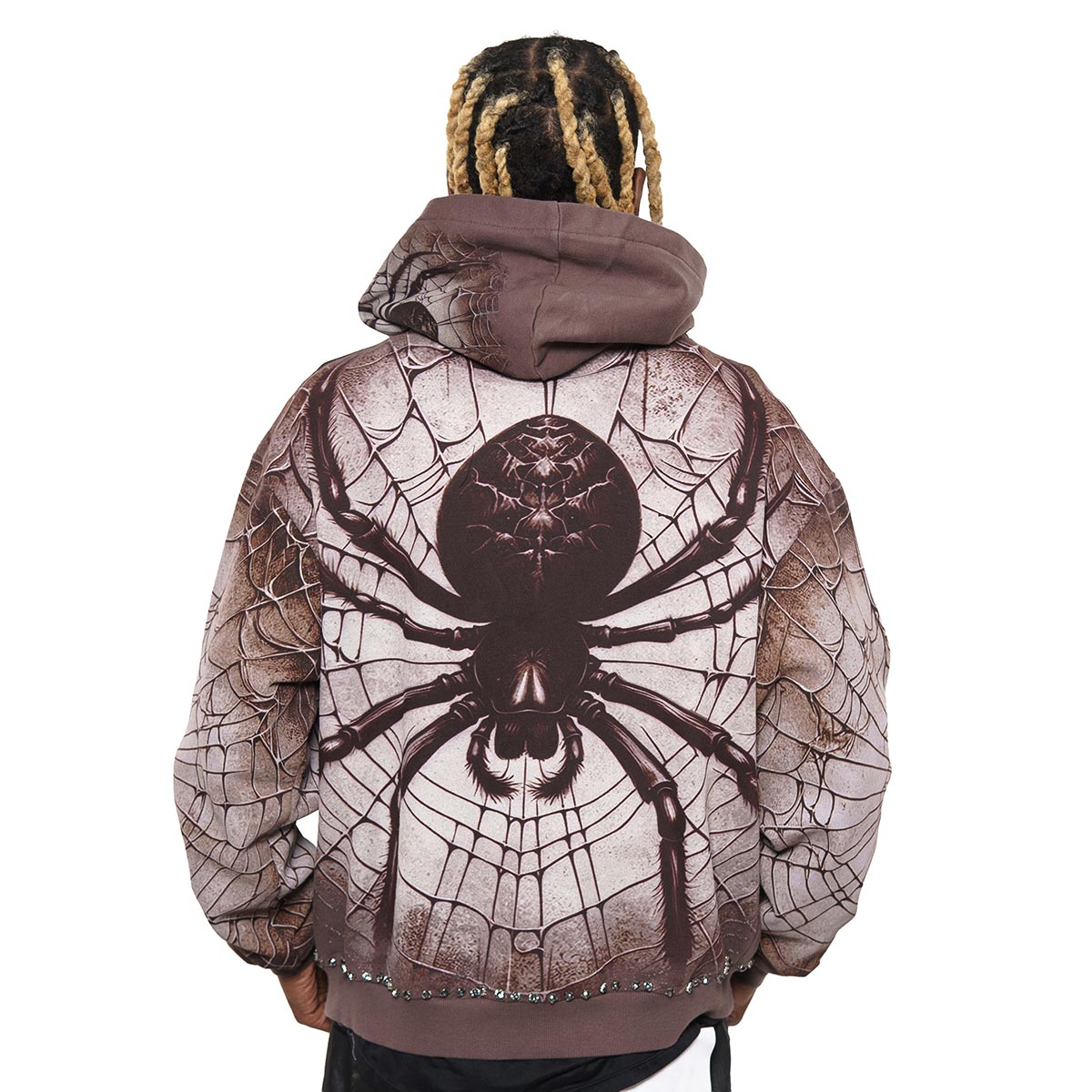Spider stray full-zip hoodie