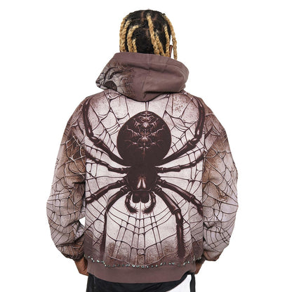 Spider stray full-zip hoodie