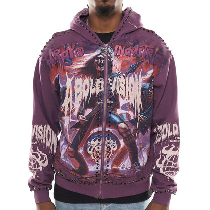 A bold vision stray full-zip hoodie