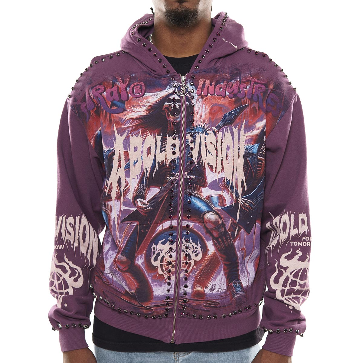 A bold vision stray full-zip hoodie