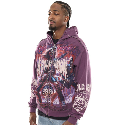 A bold vision stray full-zip hoodie