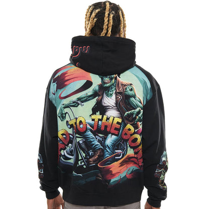 Bad to the bone stray pullover hoodie