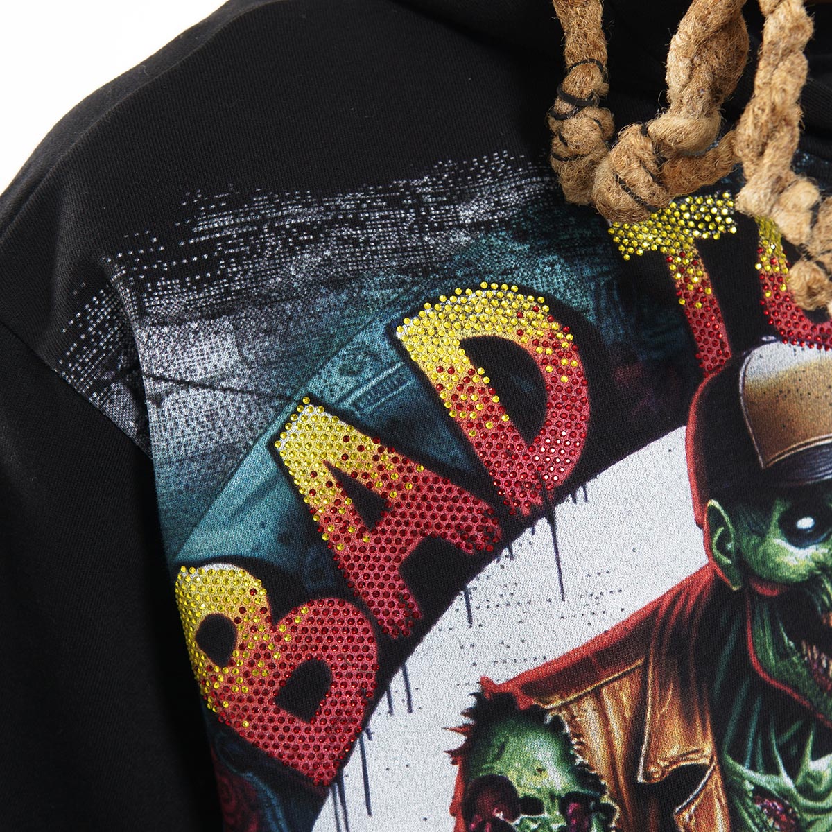 Bad to the bone stray pullover hoodie
