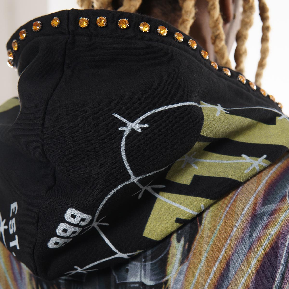 Zombie cyborg stray full-zip hoodie