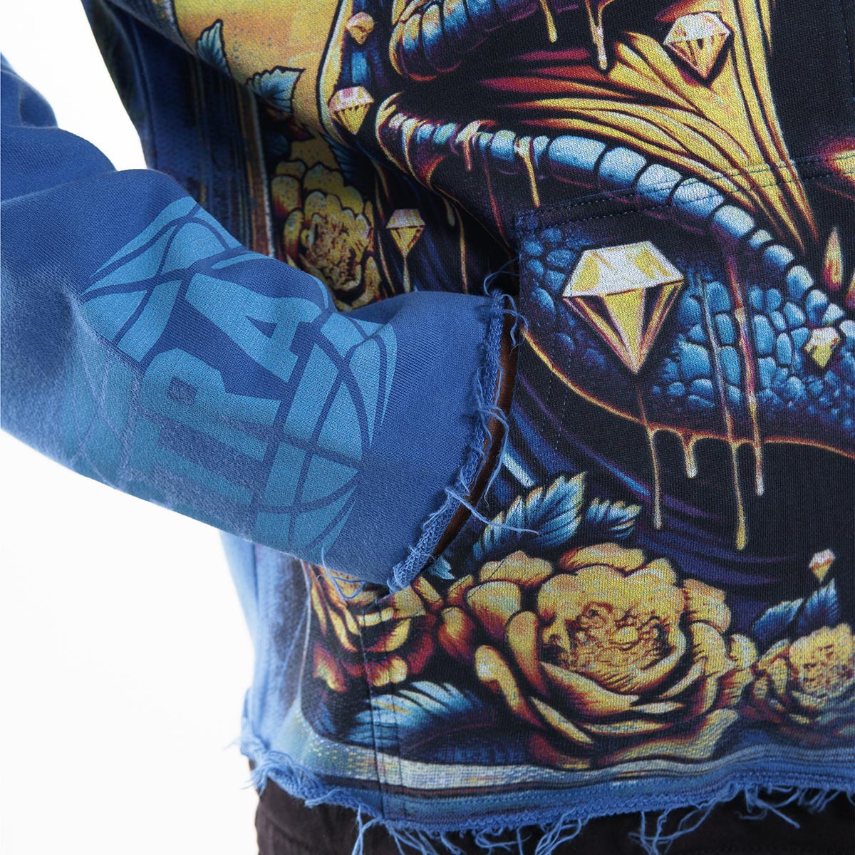 Delusions stray full-zip hoodie by Stray, view 33