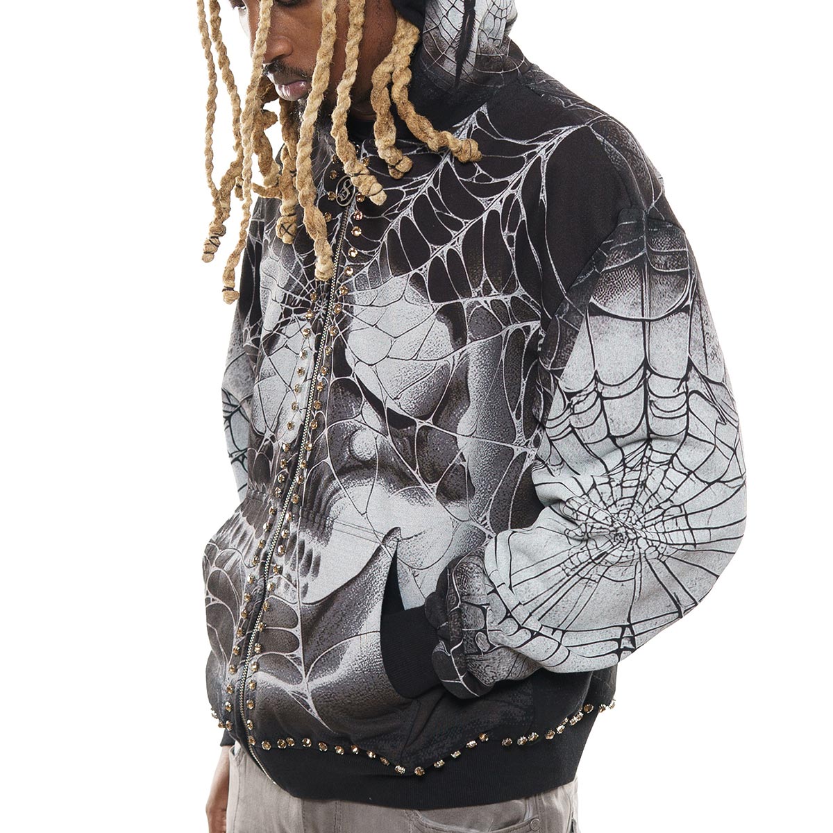 Spider stray full-zip hoodie