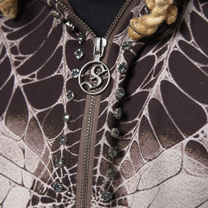 Spider stray full-zip hoodie