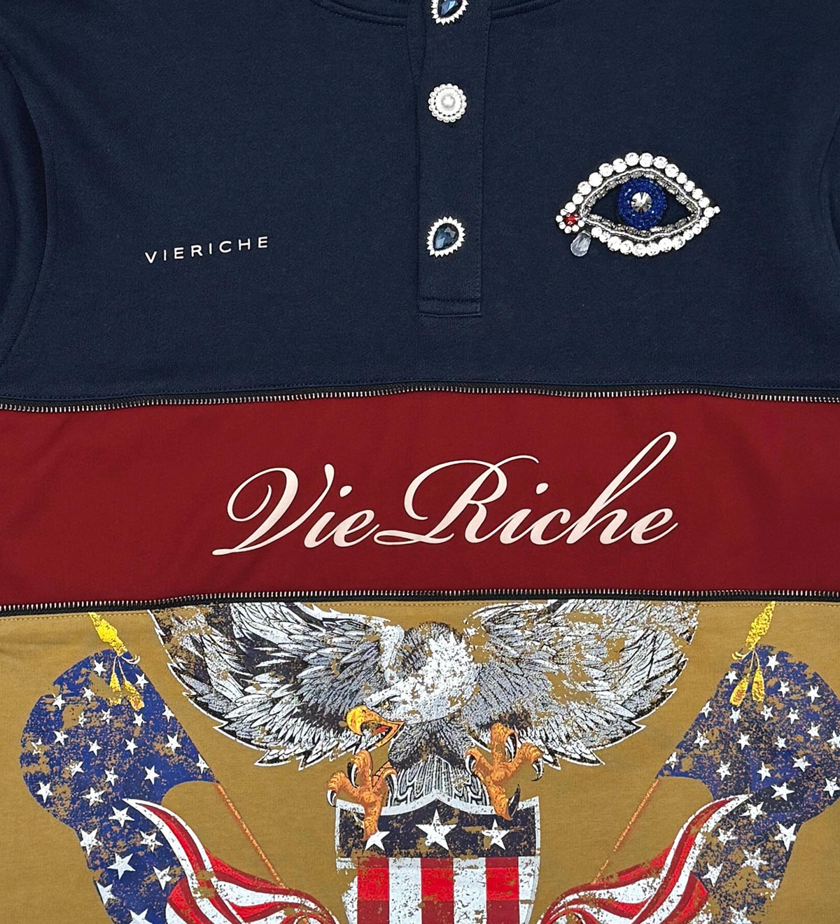 Mixmatch dreams hoodie by Vie+Riche, view 11