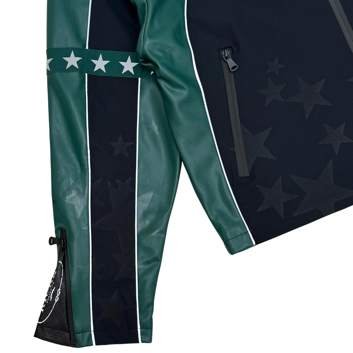 Star studded nylon jacket set