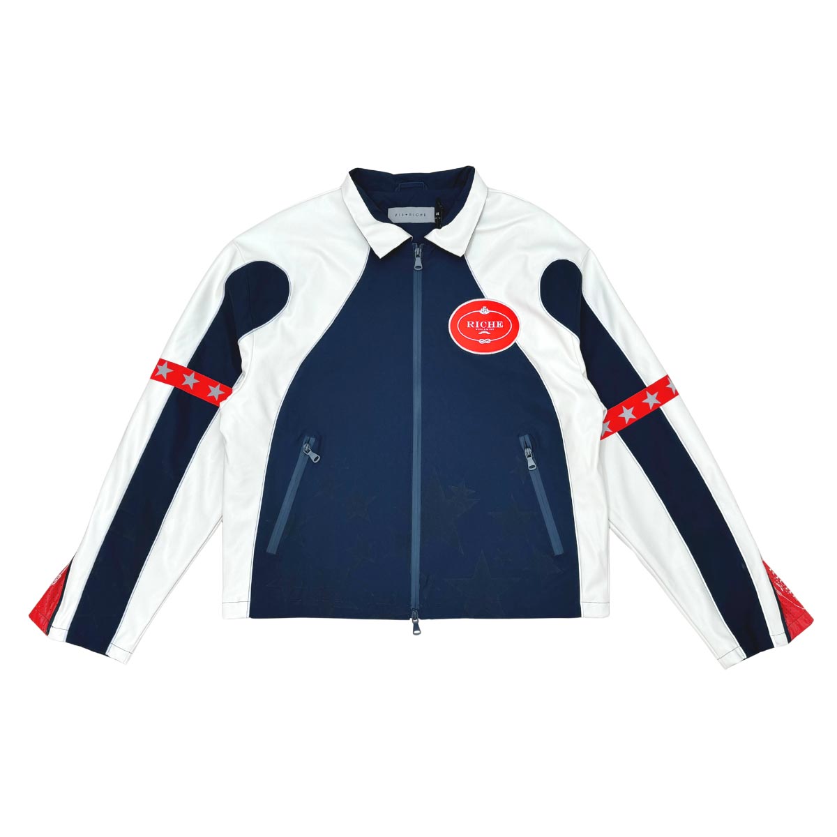 Star studded nylon jacket set