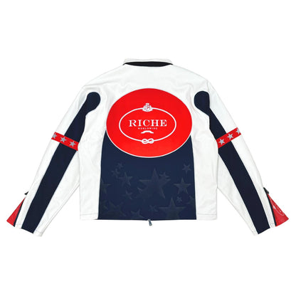 Star studded nylon jacket set