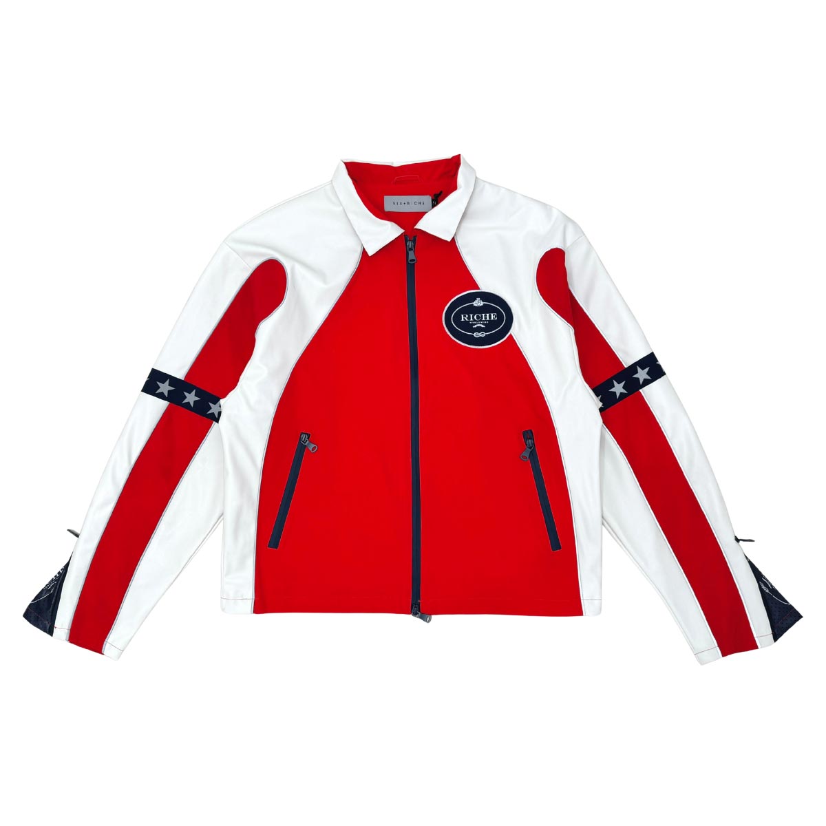Star studded nylon jacket set