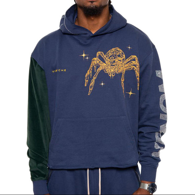 Venom biker cropped hoodie by Vie+Riche, view 2