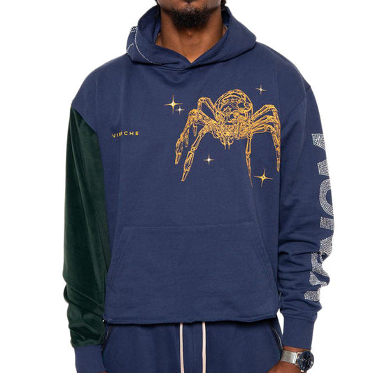 Venom biker cropped hoodie By Vie+Riche-1