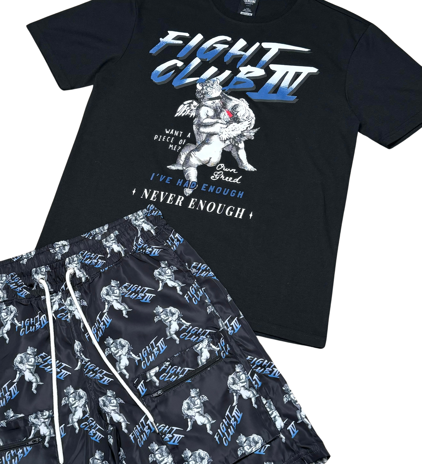 Fight club iv tshirt short set
