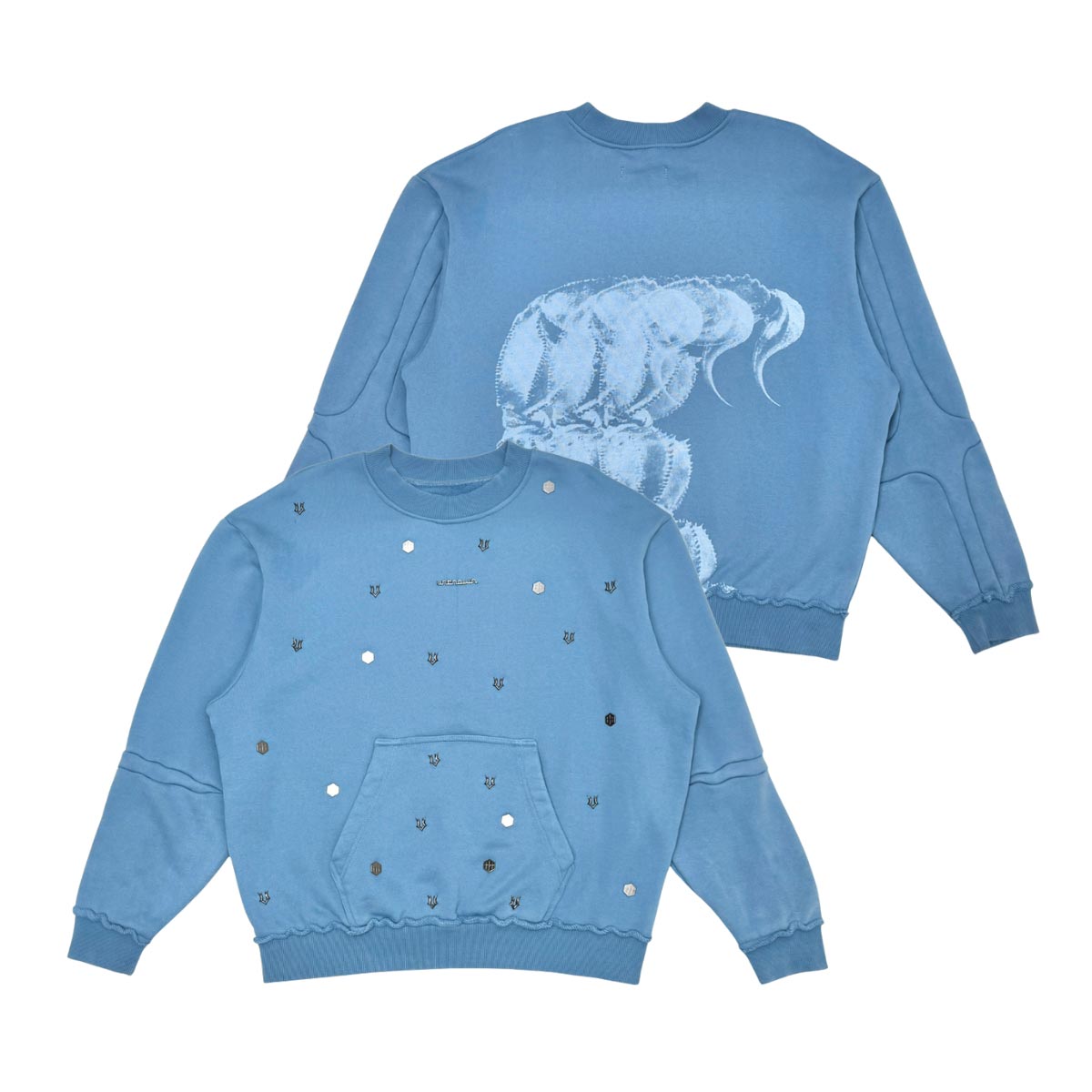 Unknown cotton fleece crewneck by Unknown, view 17