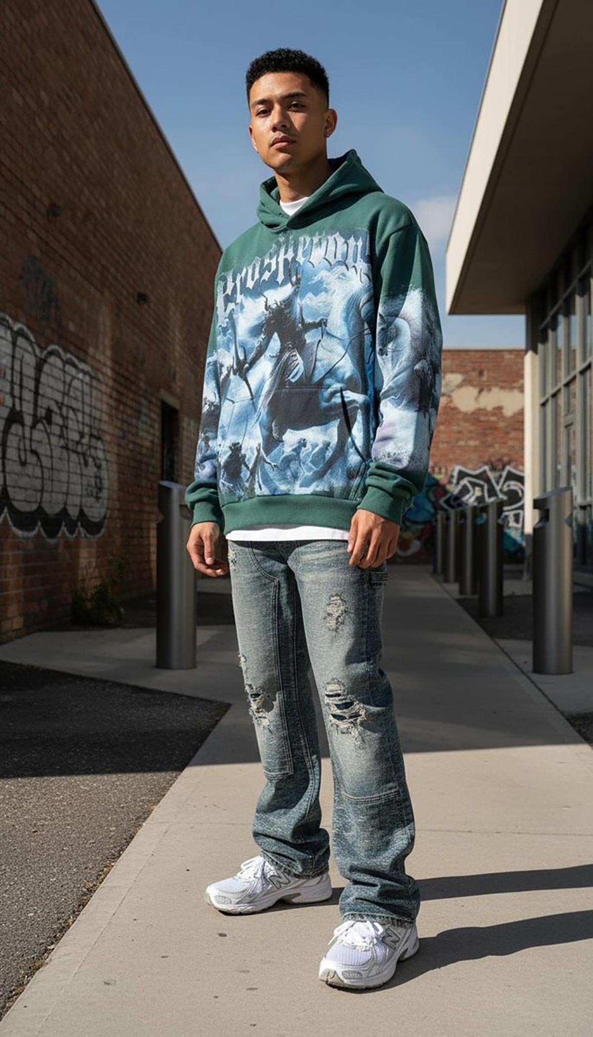 Stray prosperous pullover hoodie By Stray-12