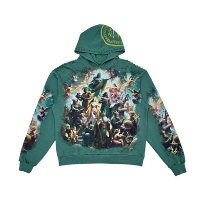 Stray gods pullover hoodie By Stray-11