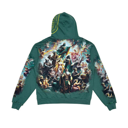 Stray gods pullover hoodie By Stray-12