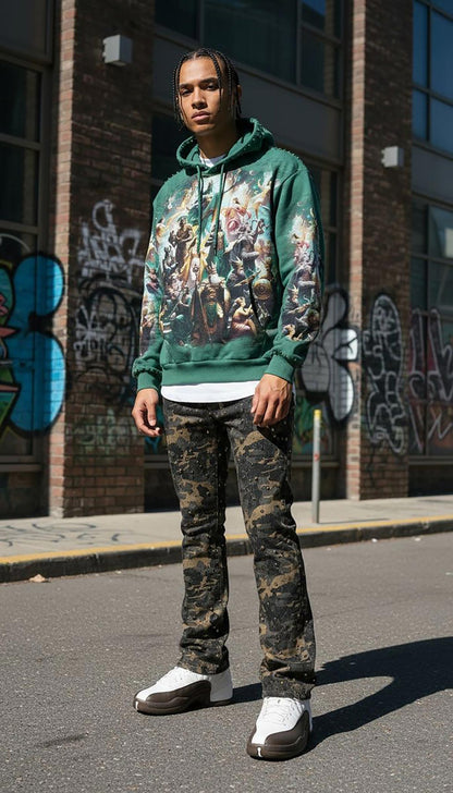 Stray gods pullover hoodie By Stray-13