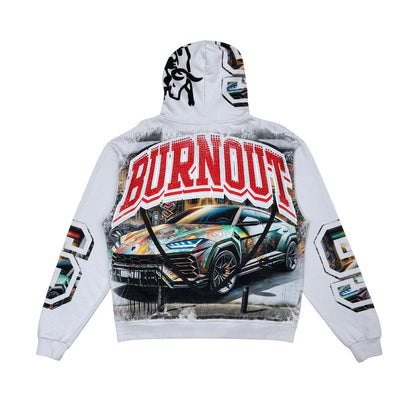 Stray burnout full-zip hoodie By Stray-4